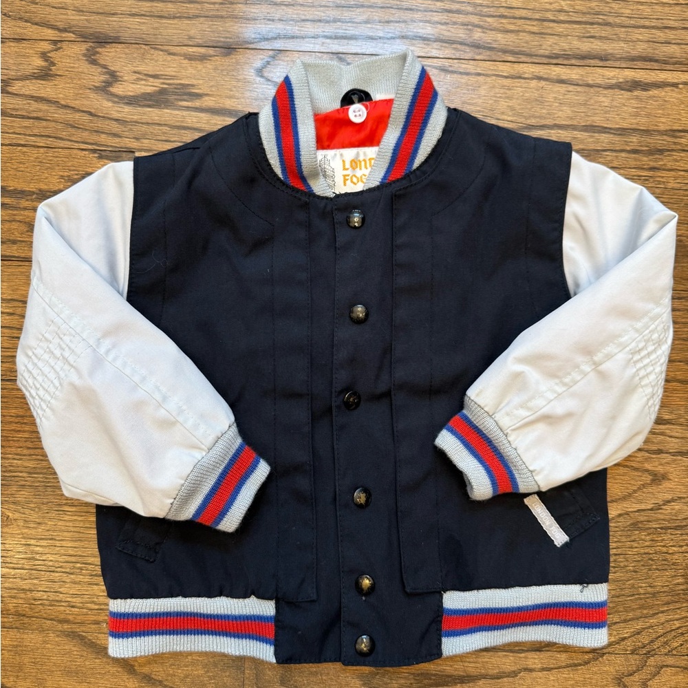 London Fog vintage kids bomber jacket, size 3-4